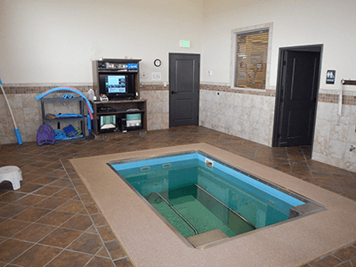 Hydroworx pool at Foothills Rehab Pool Therapy Idaho Falls